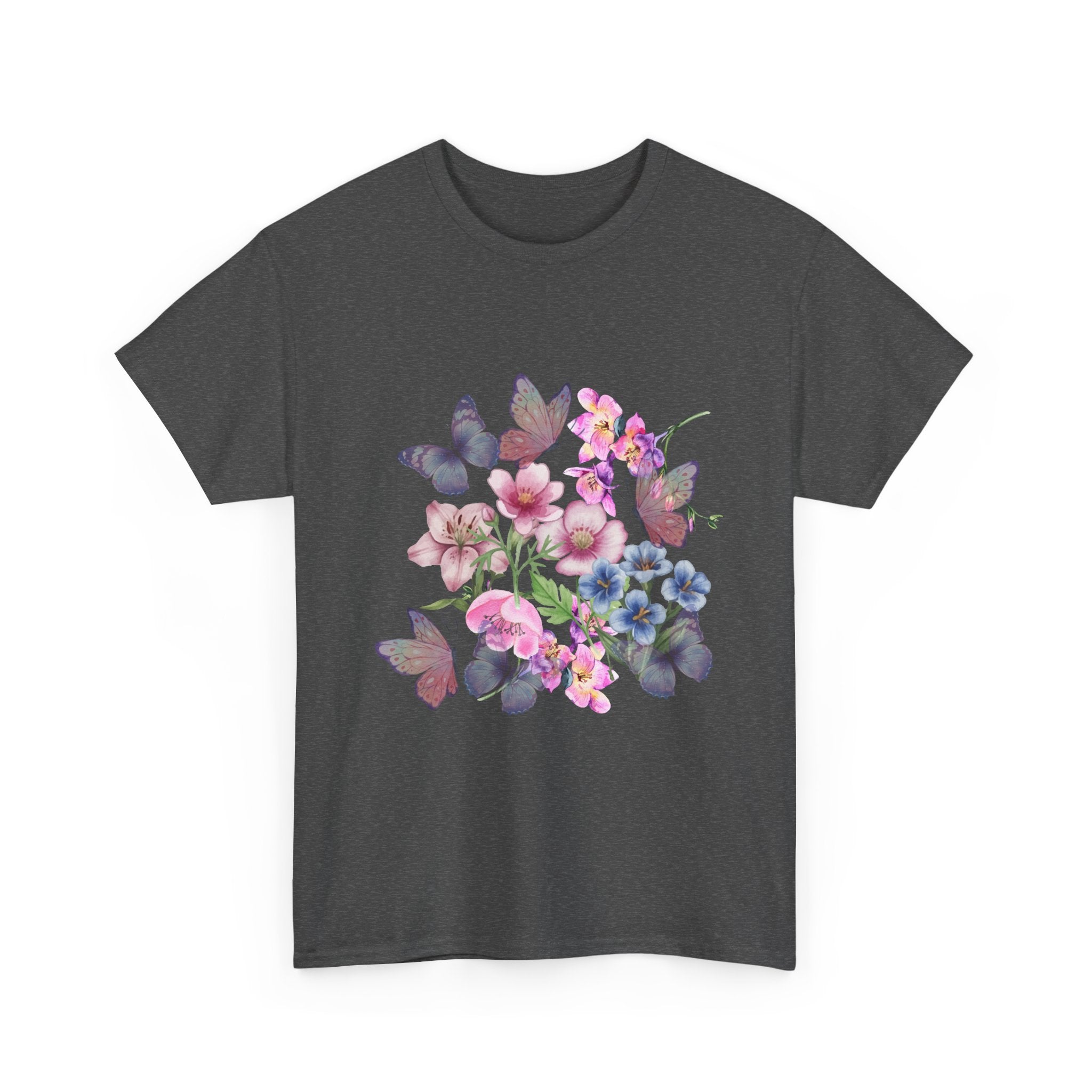 Camiseta Floral & Butterflies | Boho Spring Tee